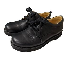 SAMUEL HUBBARD Men's free Oxford Shoes Black Leather Size 7 / EU 40